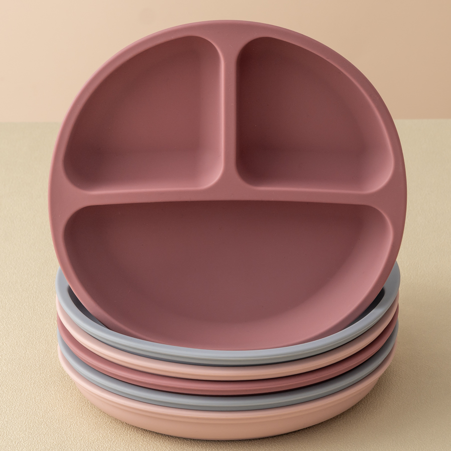 Baby Led Weaning Set - Plato de comedor de silicona con
