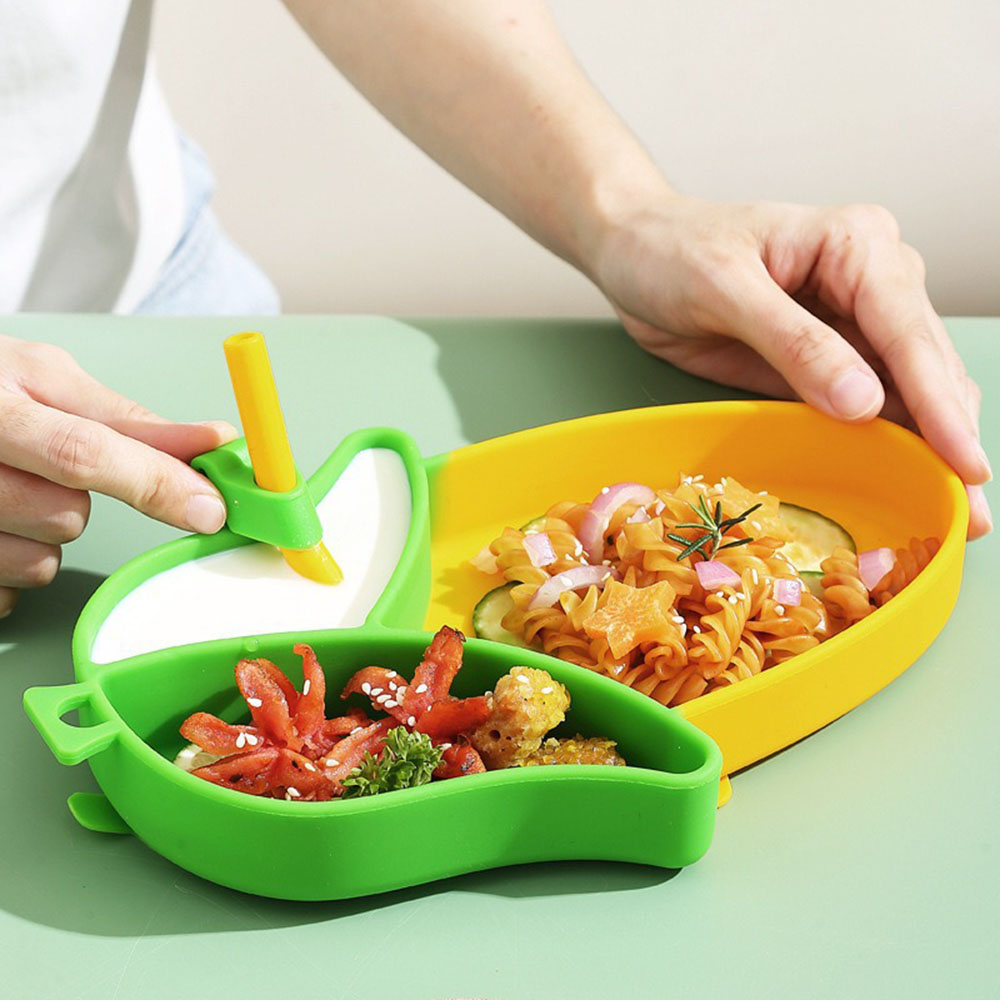 Baby Led Weaning Set - Juego de Platos de Silicona con