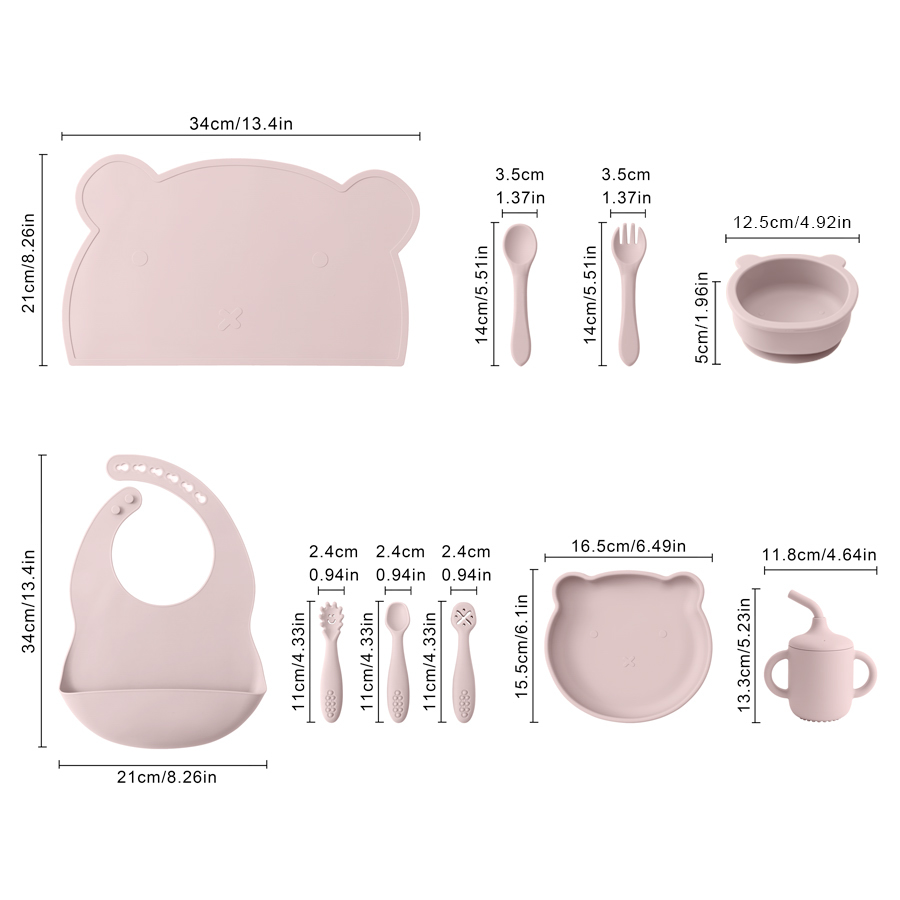 Juego de alimentación de silic - Baby Led Weaning Set reseña y precio