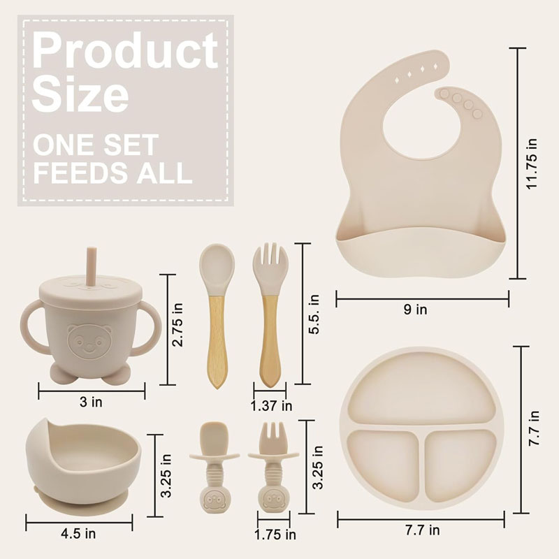 Vajilla de silicona para bebé, - Baby Led Weaning Set reseña y precio