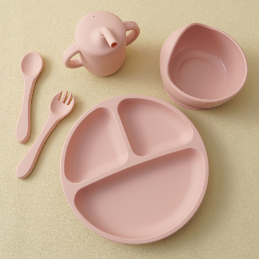 Juego de vajilla de silicona p - Baby Led Weaning Set reseña y precio