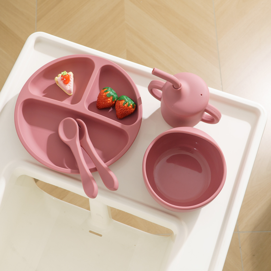 Juego de vajilla de silicona p - Baby Led Weaning Set reseña y precio