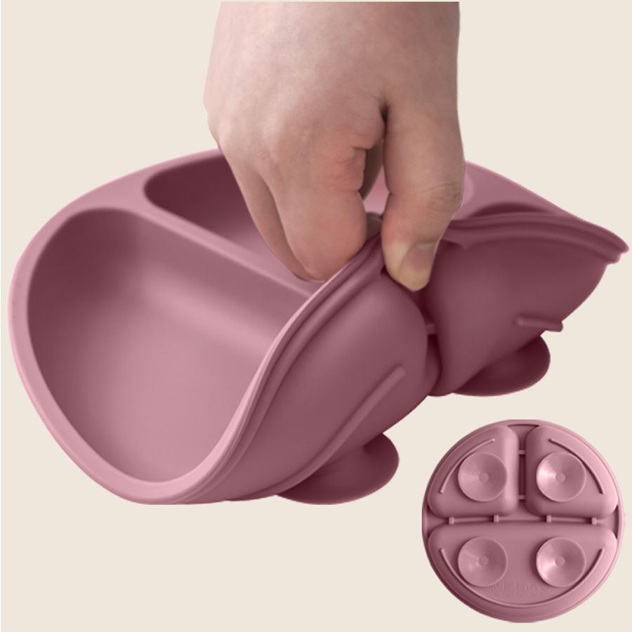 Plato de comedor de silicona c - Baby Led Weaning Set reseña y precio