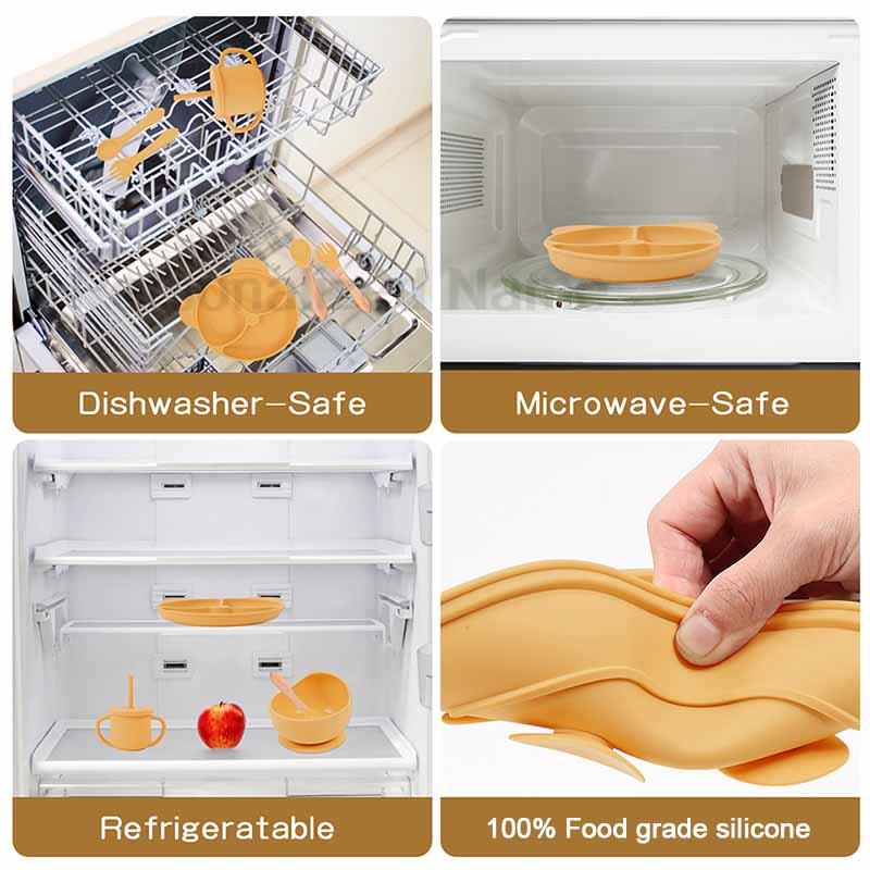 Juego de alimentación de silic - Baby Led Weaning Set reseña y precio