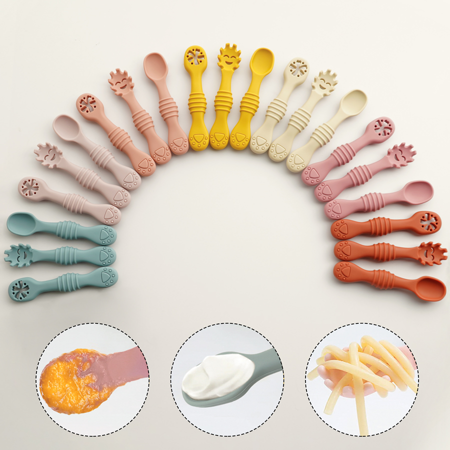 Nuevo Cucharas de silicona par - Baby Led Weaning Set reseña y precio