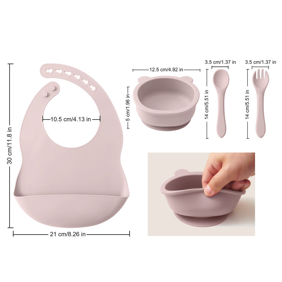 Vajilla de silicona para niños - Baby Led Weaning Set reseña y precio
